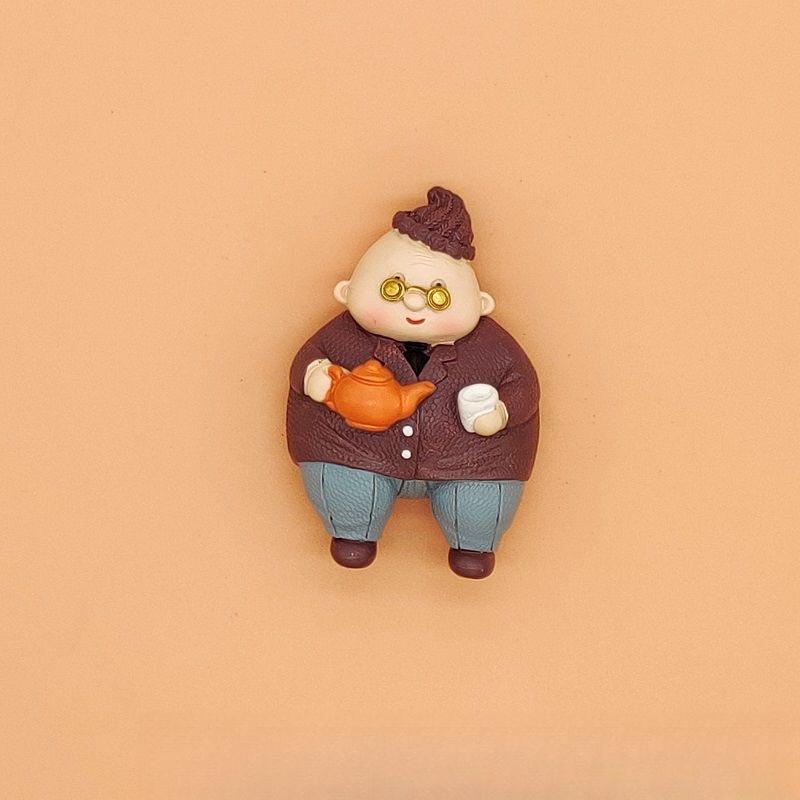 2pcs Halloween , Christmas 3D Fridge Magnets , Lovely Couple Design ,Smooth Glossy Resin Kitchen Decor , Meaningful Gift for Anniversaries