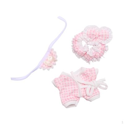 3-teiliges Pyjama-Set, Puppenkleidungsset Kostüme für kleine Mädchen, Stilvoller Film