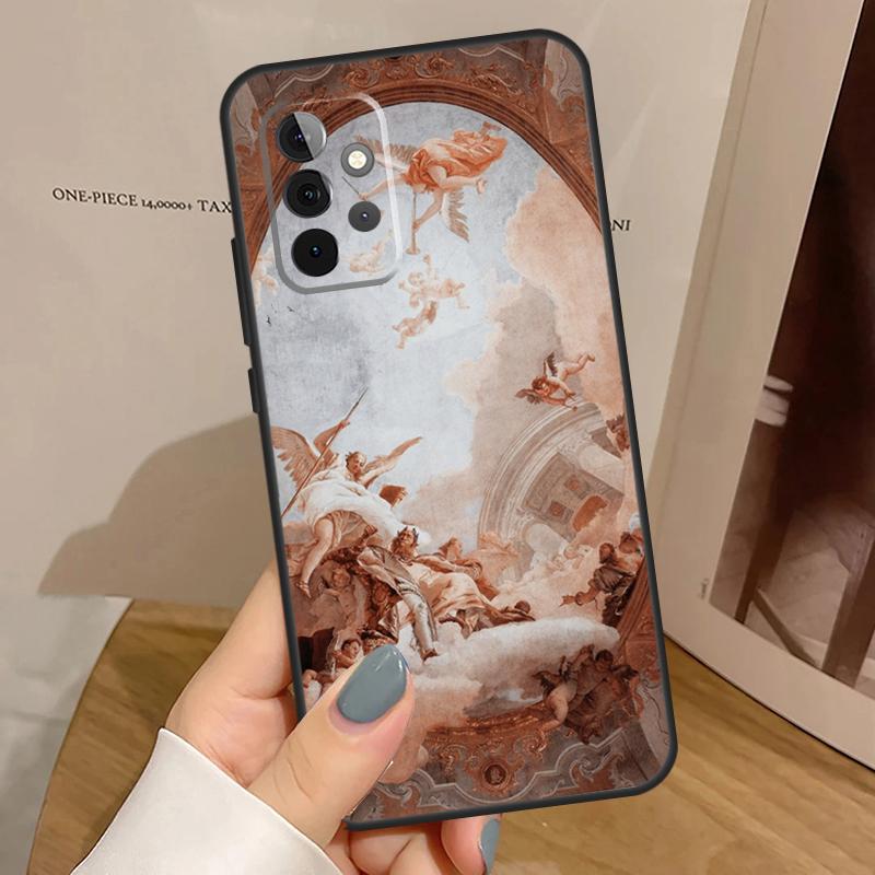 Renaissance Angels Case For Samsung Galaxy A56 A36 A16 A06 A13 A33 A53 A52 A32 A12 A54 A34 A14 A35 A55 A17 A15