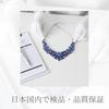 [KK Solis] Orchid Motif Earrings & Necklace Set with Marquise & Teardrop Crystals - Perfect for Concerts, Dance Performances, Recitals,