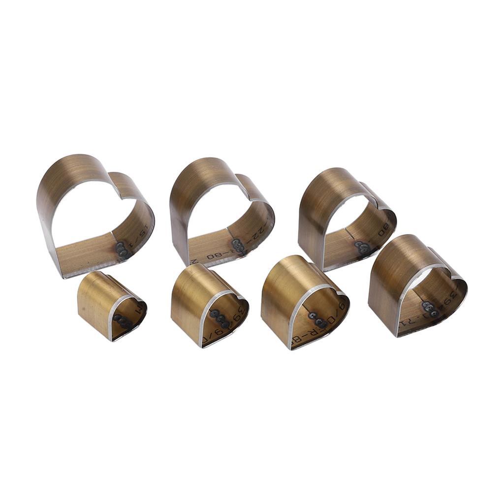 7Pcs Leather Cutting Die High Carbon Steel Heart Shape Simple Operation Cutting Mold DIY Leather