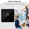 Smart Tuya WiFi Thermostat Water Floor Heating Controller with LED Color Display Shows Time/Weekday/Temperature/Humidity/Weathe