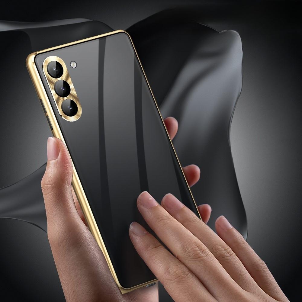 Samsung Galaxy S23 Plus Case, Magnetic Dual Glass, Gold