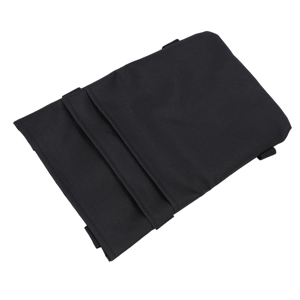 Bolsa para Muleta Tecido Oxford Fixação com Alça Multifuncional Portátil Bolsa para Muletas 7,87x11,81 pol Preta