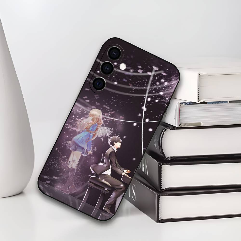 Y-Your Lie IN A-APRIL Phone Case For Samsung Galaxy A73,A72,A71,A70,A53,A52,A51,Soft Silicone Black Cover