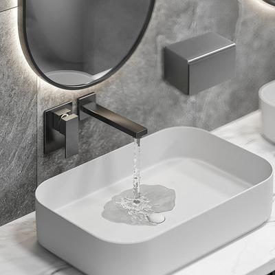 Porte-rouleau de papier toilette en acier inoxydable à monter au mur, support carré pour rouleau de papier toilette pour la famille, les amis, les étudiants, les adultes, les hommes, les femmes