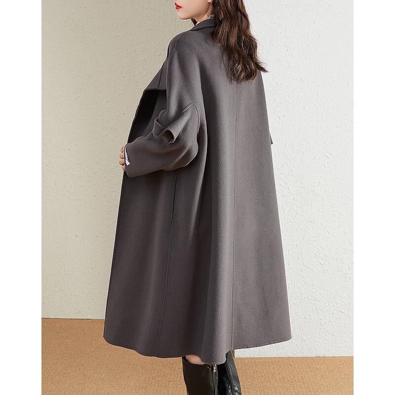 Women's Elegant Mid-Length Wool Coat