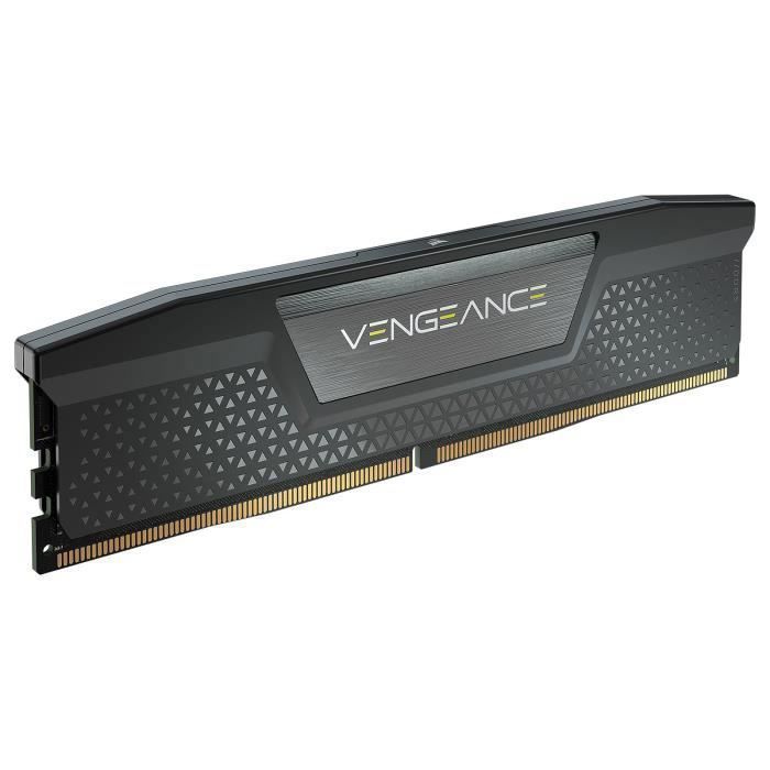 RAM Memory - CORSAIR - Vengeance DDR5 - 32GB 2x16GB DIMM - 5200MT/s - Optimized for AMD - Unbuffered - 1.25V - Black