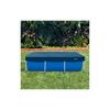 INTEX Rectangular Frame Pool Cover 28036 (for 260 x 160 cm pools) Rectangular, Debris Repellent, Water Stain Prevention, 2.6m Size