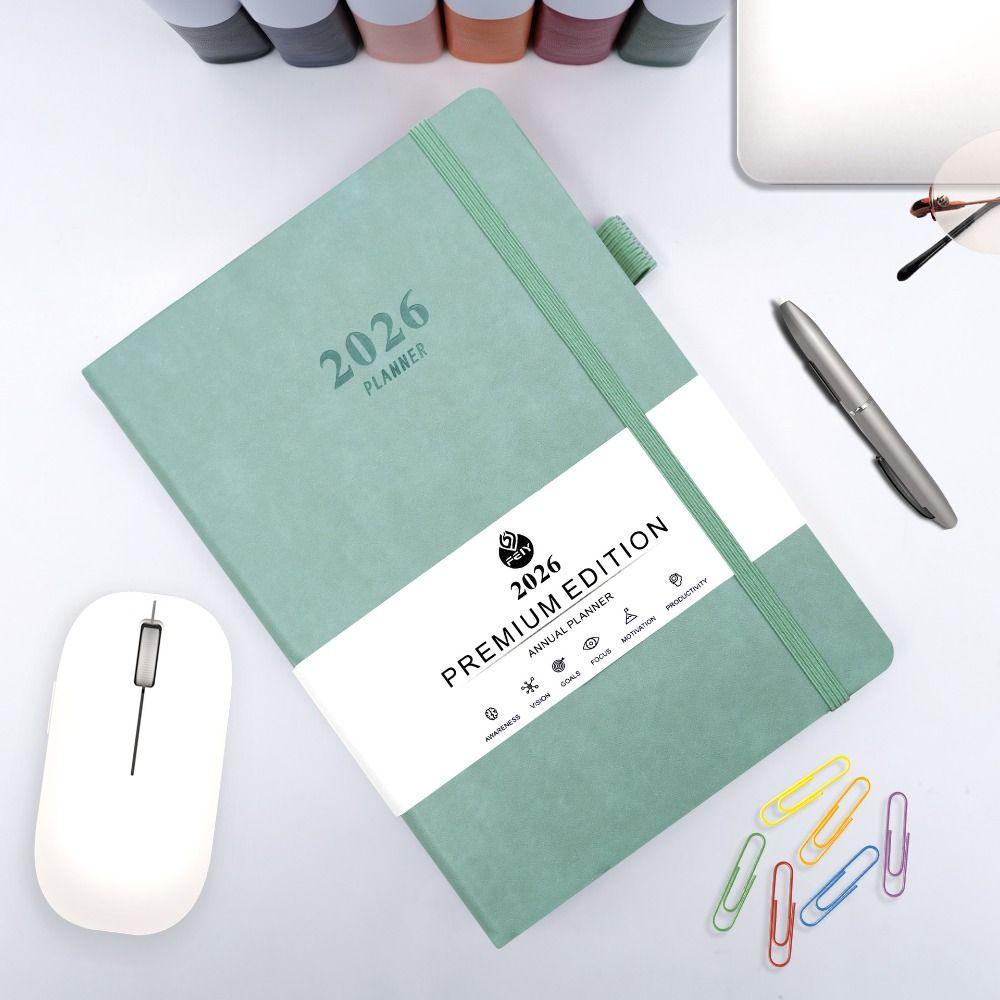 12 Months 2026 Schedule Planner Notepad Wear-resistant To-do List Notebook  Business