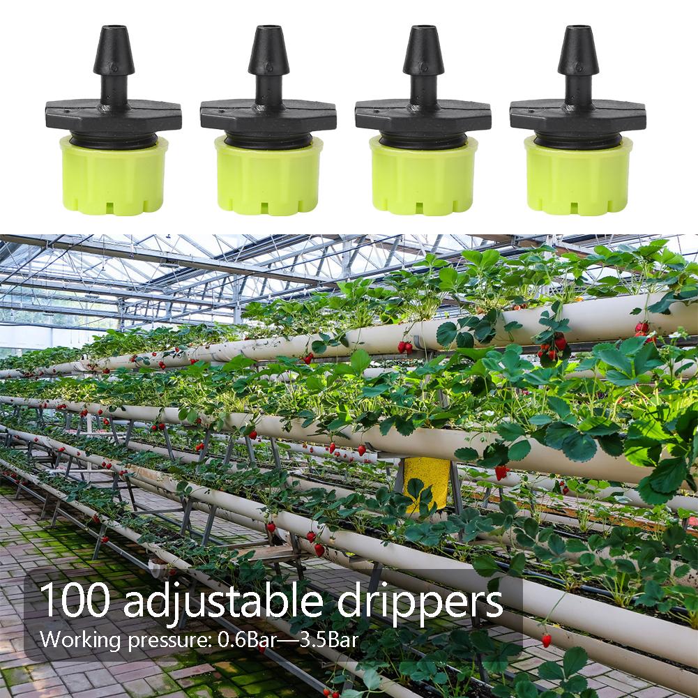 100-500PCS Garden Micro Drip Irrigation Sprinkler Water Dripper Plants Greenhouse Auto Watering System Nozzle Sprayer Sprinkler