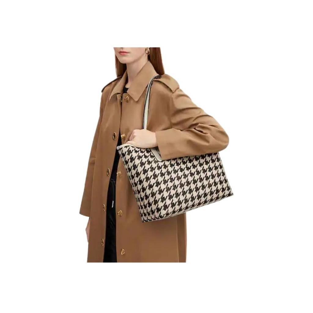 New COACH City Coated Canvas With Leather Tote Bag Shopping Bag Handbag Shoulder Bag Large Size Women's Yellow & Black CJ626-SVVRW