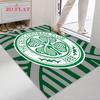 Celtic Football Club Teppich für Wohnzimmer Schlafzimmer Zuhause Sofadekoration, Rutschfeste Bodenmatte für Kinder zum Spielen