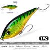 Integrated Steel Wire Tuna Pencil Lure - 16cm/13.5cm Saltwater VIB with Single Hook