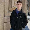 NVG·YOUNG Men's Faux Suede Casual Jacket Shirt