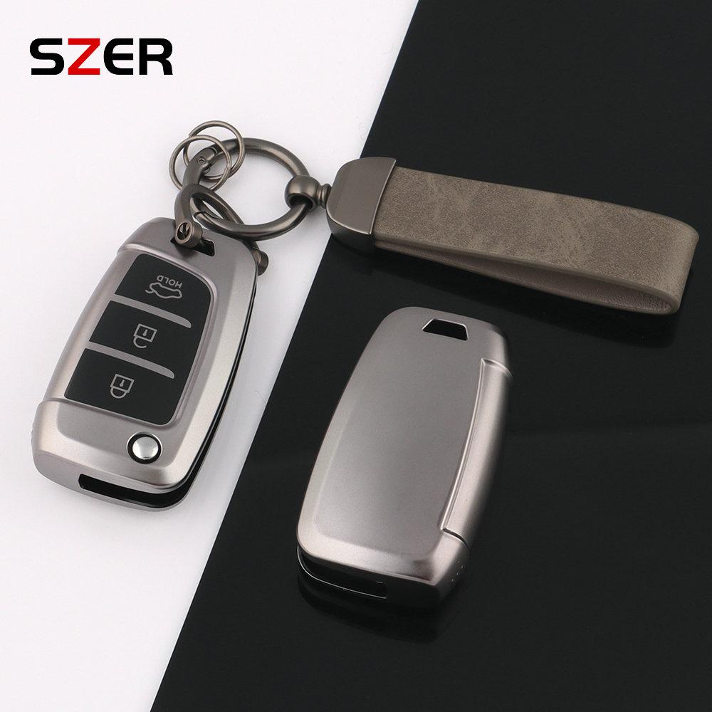 

TPU Car Folding Key Case Cover Shell For Hyundai Elantra Solaris I30 I35 I40 IX35 Sonata Santa Fe Tucson Verna Celesta Accent