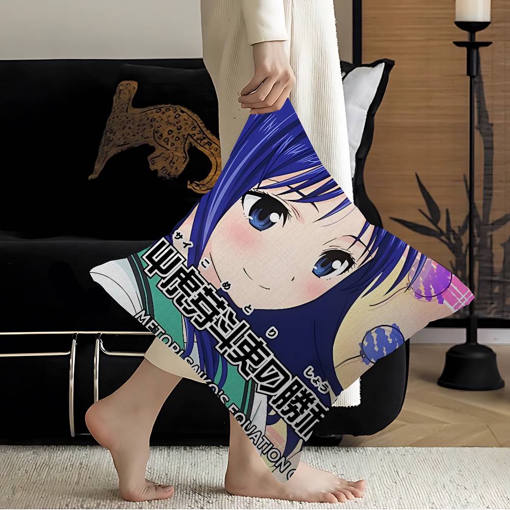 Saiki K Japanese Anime Office Cushion Pillowcase Car Cushion CoverXCM Lumbar Pillowcase Sofa Pillowcover