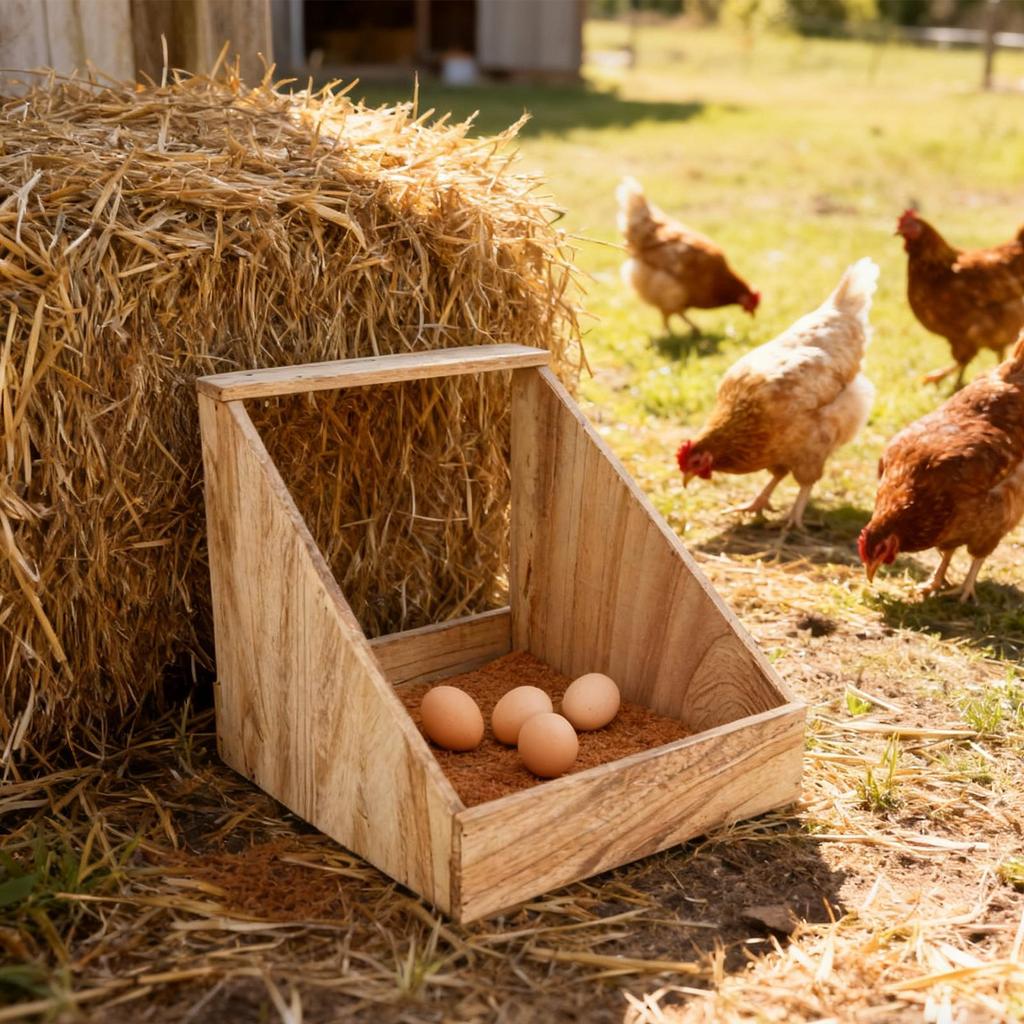 Ninhos de madeira para galinhas com poleiros, ninhos para galinheiro, galinheiros Gallinas, casa para aves de inverno.