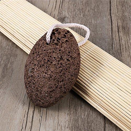 ON GATE 2 Pcs Pumice Foot Tool STONE SCRUBBER For Body and Foot - Oval Shape,