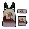 Classic Popular Young Singer D4vd 3D Print 3pcs/Set pupil School Bags Laptop Daypack Backpack Inclined shoulder bag Pencil Case