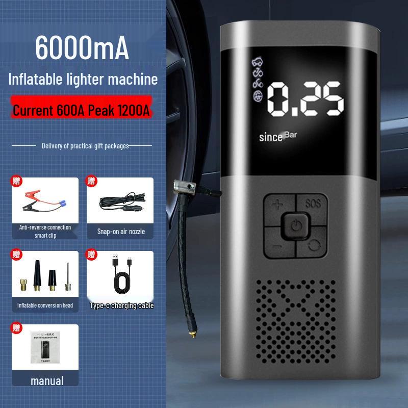 Portable Wireless Car Tire Inflator Pump