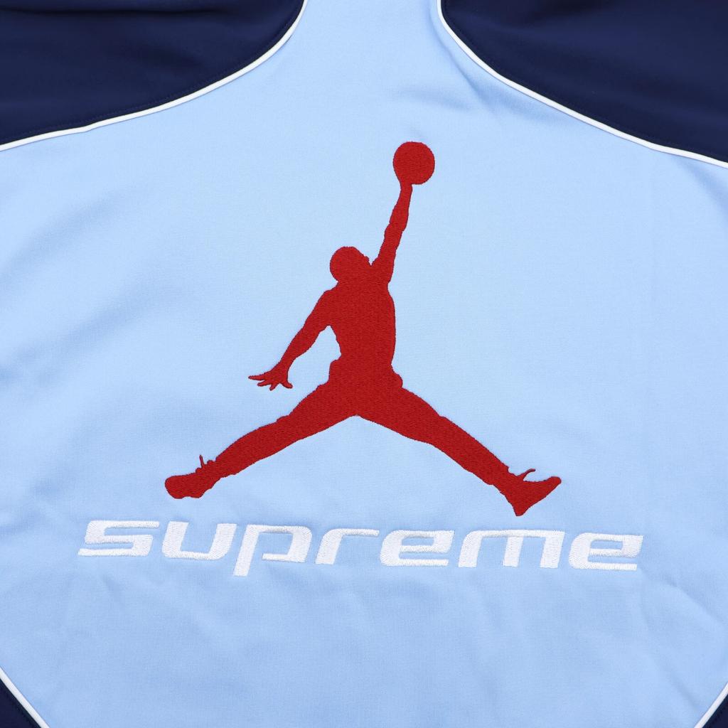 Supreme Jordan Tricot Track Jacket Blue