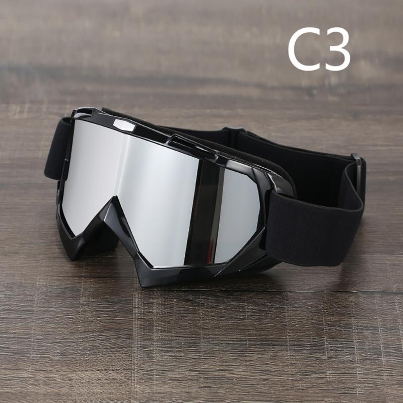 Motorradbrille Dirtbike-Brille Motocross-Brille Winddicht ATV-Brille Staubdicht Kratzfest