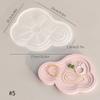 Storage Tray Plaster Silicone Mold DIY Jewelry Display Plate Epoxy Resin Mould Irregular Cloud Shape Cement Dish Making