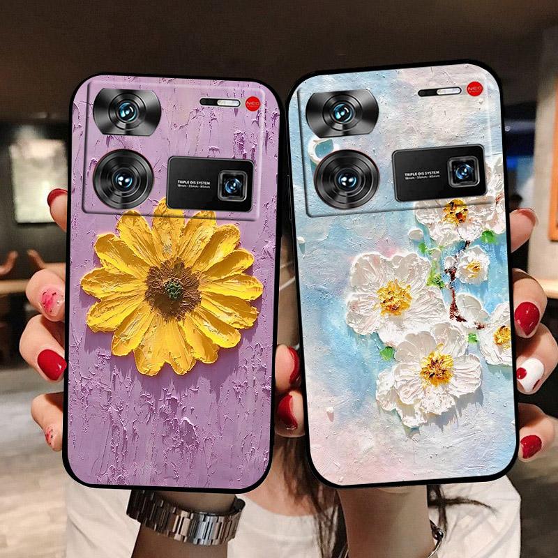 Case For nubia Z60 Ultra Black Matte Soft Silicon Phone For Nubia Z60 Ultra 5G NX721J Cover Coque Protective shell Z60Ultra