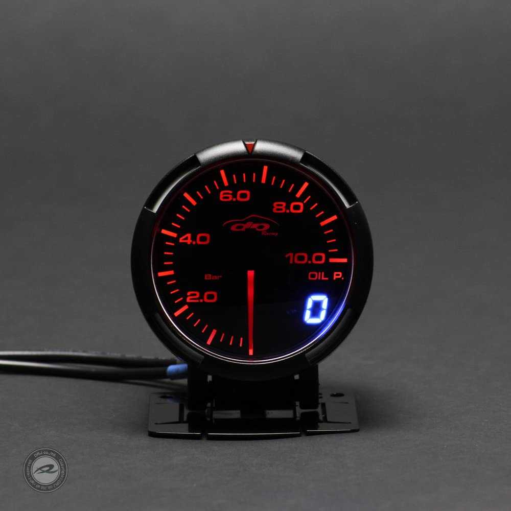 Deporacing DUAL Series Oil Pressure Gauge, 60mm Diameter [DUAL-Oil Pressure]*