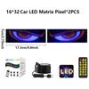 Car Devil Eye LED Car Ambient Light Sign Pixel Panel Light Flexible LED Display Ar Led Matrix Panel DIY Programmable Scrolling