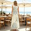 Women's Sleeveless Maxi Tank Dress Lightweight Loose Fit,Minimalist Style,Ideal for Beach Vacation,Daily Casual & Outdoor Travel,Versatile Fashion