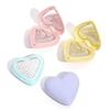 Mini Portable Folding Compact Heart Pocket Hair Brush Mirror Styling Accessories