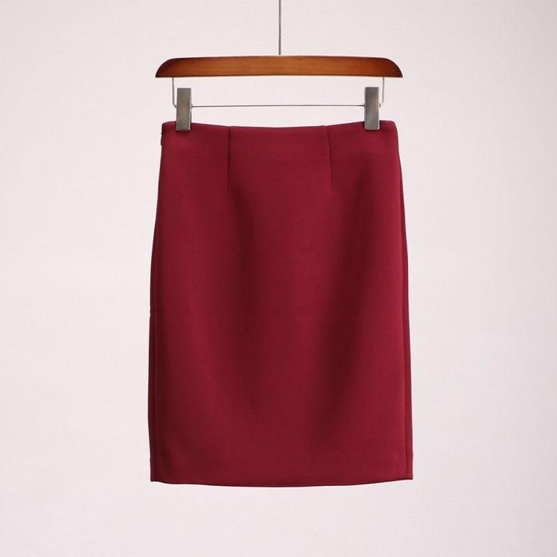 

1q446 Special Offer Fashion Sheath Skirt Summer Dress Burgundy S