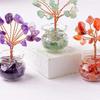24TE Crystal Stone Energy Tree for Inviting Abundants and Home Decoration Elegant