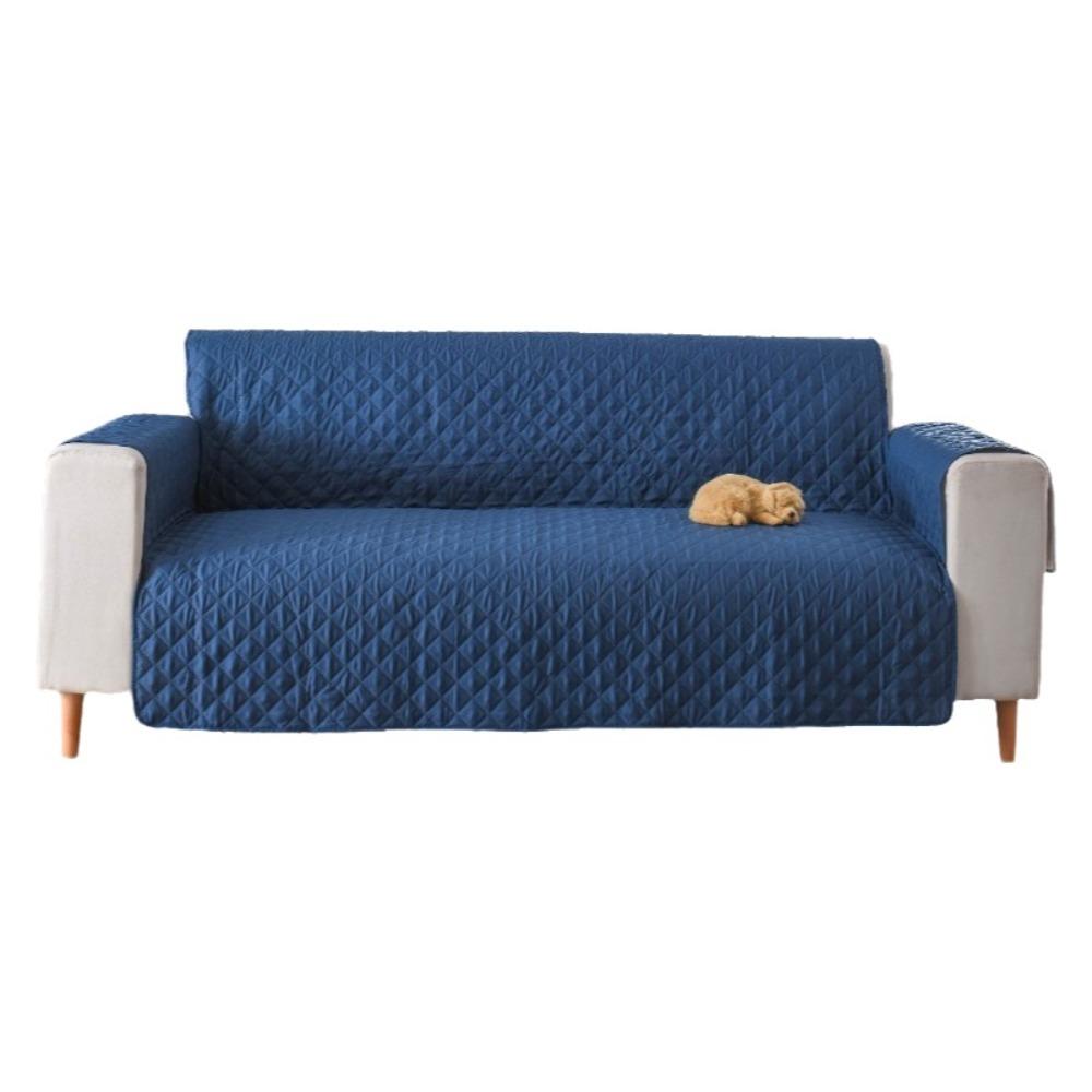 

Нескользящий чехол на 3-местный диван, износостойкий чехол на диван, чехол для дивана, защита для детей темно-синий