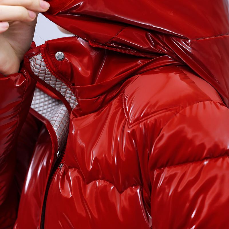 Elegant Woman Winter Coats Hooded Thick Warm Long Parkas Female Jacket Winter Clothes High Quality