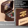 Christmas Led Music Box Train for Doll Rotated Xmas Birthday Party Decoration