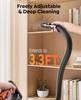 Cordless Vacuum Cleaner 600W, 50KPa, 65Min Runtime, Stick Vacuum with 3.3ft Hose, Wall Mount Charging, Auto Mode, Touchscreen, S