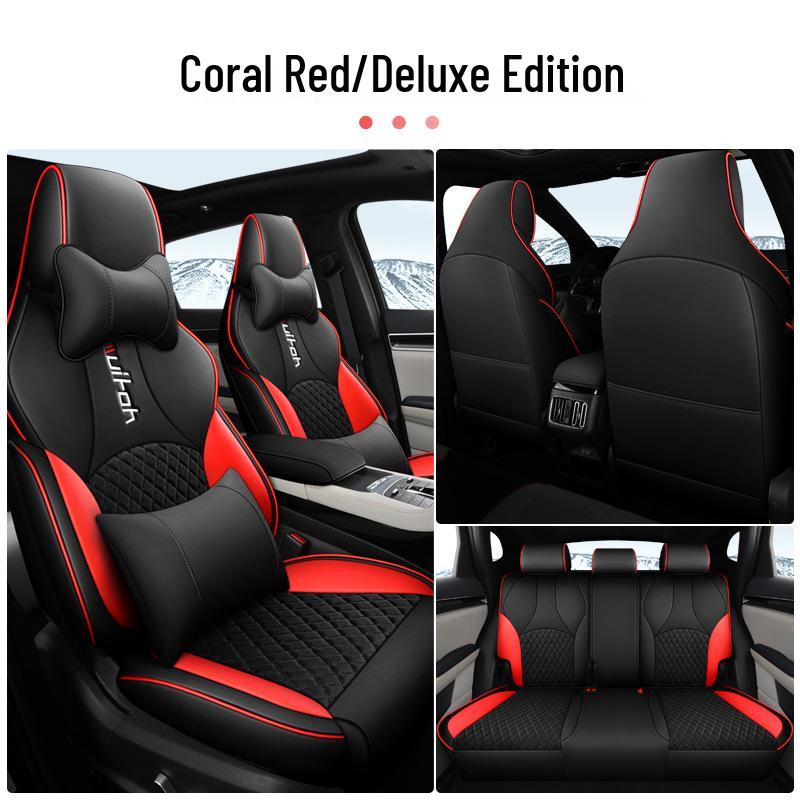 BYD Song PLUS Car Seat Cushion: Full Surround Mesh Cloth Cover, All-Season Use