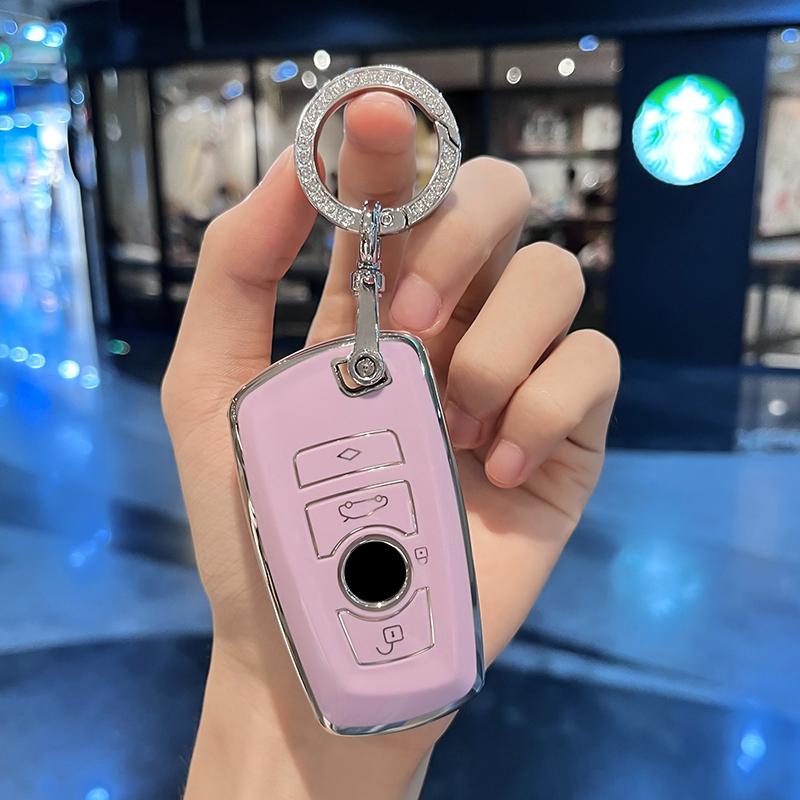 Tpu Car Key Case Cover For Bmw 1 2 3 4 5 6 7 Series X1 X3 X4 X5 X6 F36 F25 F26 F30 F34 F10 F07 F20 Z10 G30 F15 F16 Keychain Fob