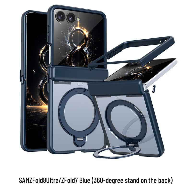 CAXITON Magnetic Kickstand Frosted Anti-Drop Case for Samsung Z Fold7/Fold8 Ultra