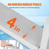 Aluminum Dock Ladder Boat Dock Ladder 66.9-78.9in Height Adjustable 5 Step