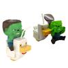 Scary Halloween Popcorns Holder with Cup for Game Enthusiasts Funny Chicken Riders Popcorns Container Collectible Gift