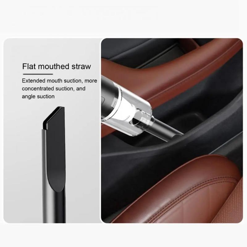 Pink mini vacuum cleaner, wireless car inhaler, USB charging, portable, mini and powerful household appliance air cleaner