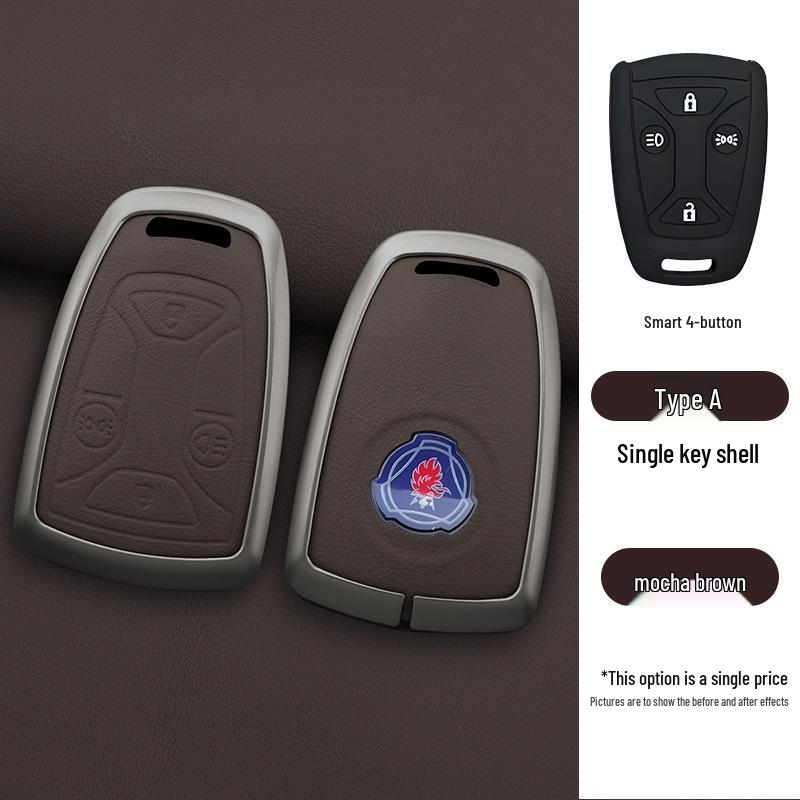 Scania Heavy Duty Truck Tractor Key Cover for R, G, P, S Series - Metal Shell Buckle Remote Control