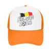 Belgium Belgian Flag Soccer Casual Sun Hats For Unisex Spring  Outdoor Sport Baseball Cap Fitted Retro High Quality Hip Hop Hats