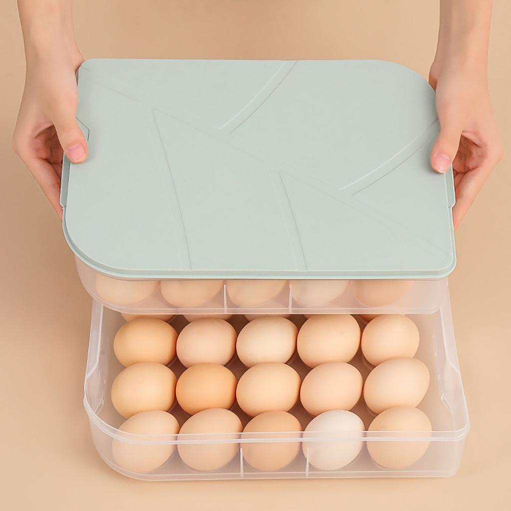 20 Compartment Refrigerator Eggs Box Fresh-Keeping Storage Box Eggs Rack
