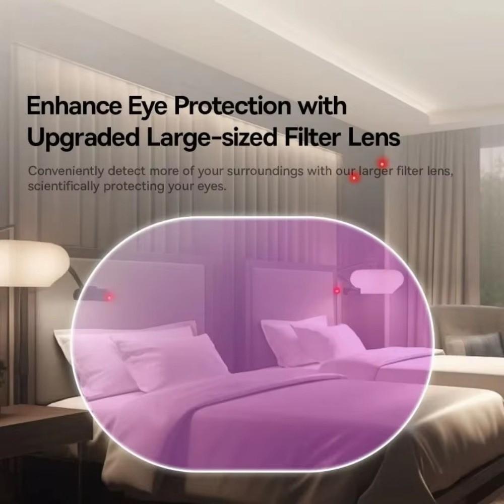 Rechargeable Hidden Camera Detector LED Light Security Alarm Detector  Anti-Spy