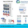 Qingze Outdoor Waterproof Industrial Socket Bag - Mobile Plastic Distribution Box for Maintenance